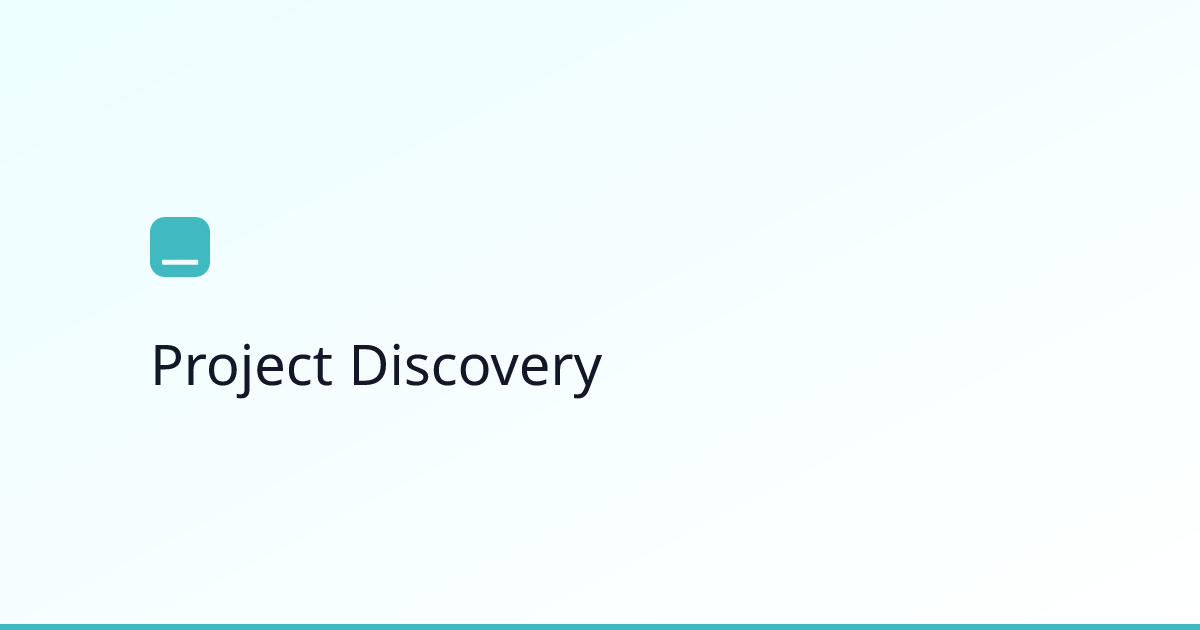 Project Discovery | Nodev